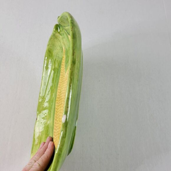 Handpainted Ceramic Corn‎ Platter - Picture 3 of 8